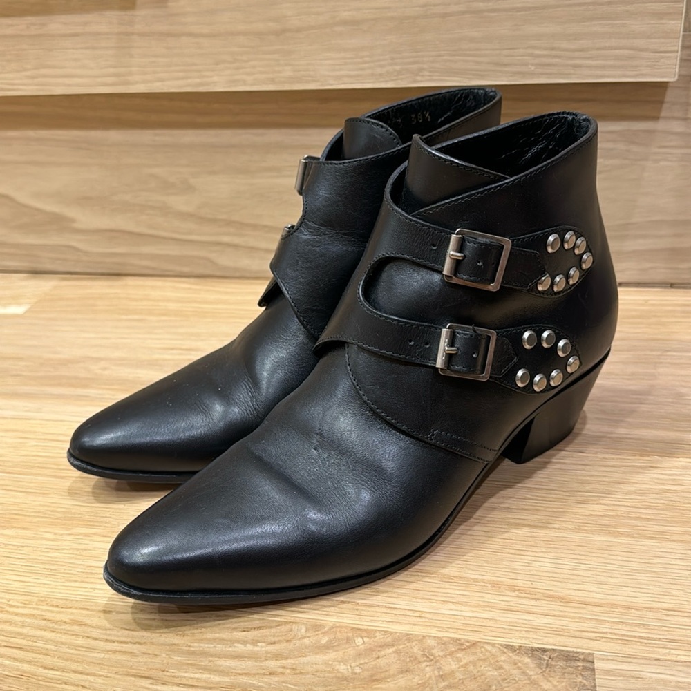 Saint Laurent ankle boots, western style